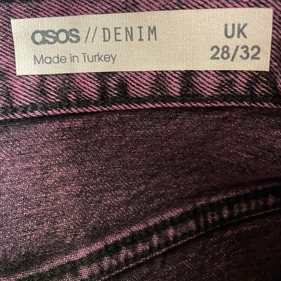NWT ASOS Pink Acid Wash Jeans. 28 - Picture 8 of 10